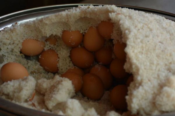 盐焗鸡蛋的正宗做法